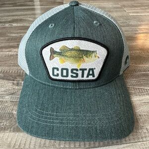 NWT Men’s XL Costa Del Mar Green Fishing Hat 2/8